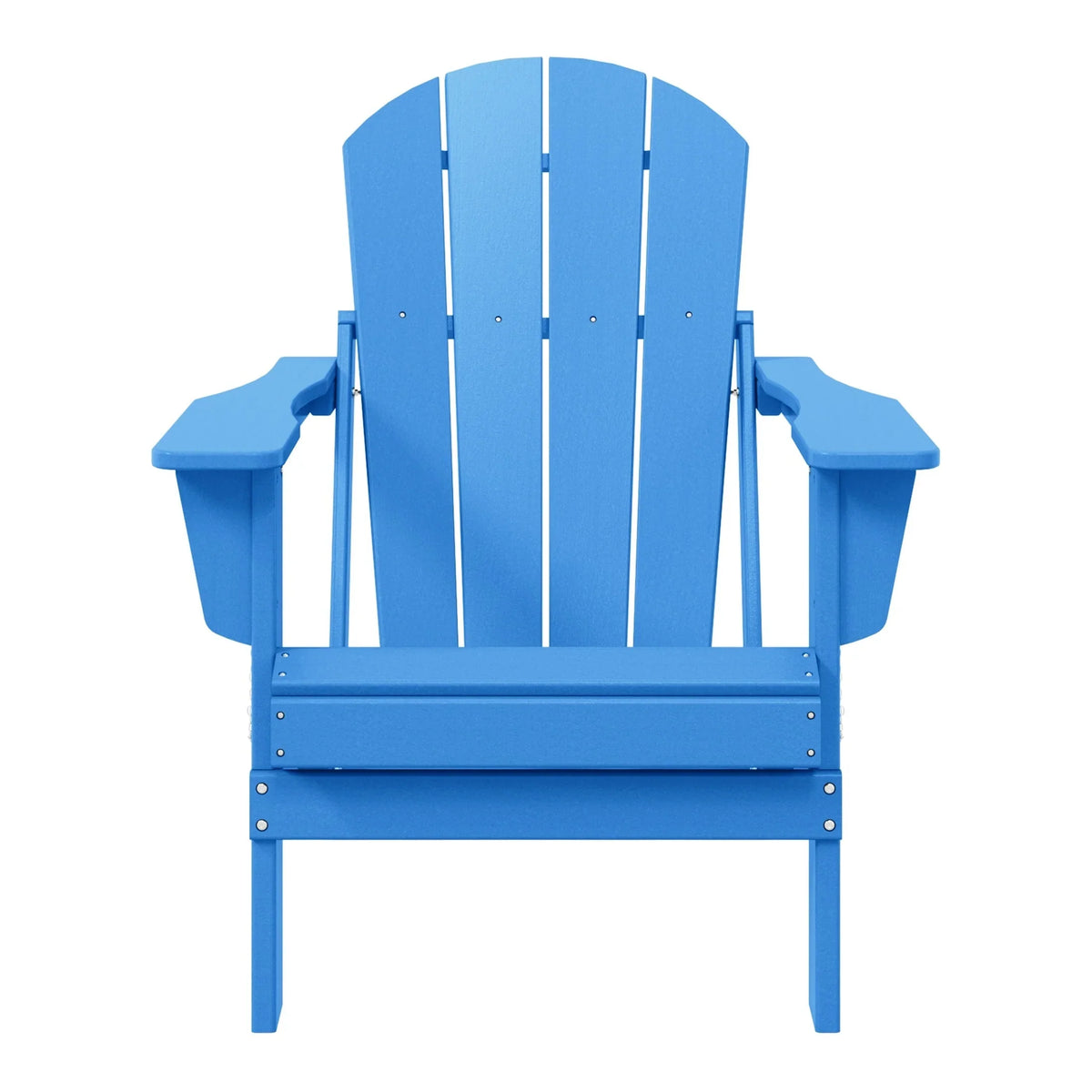 Polytrends Laguna Fade Resistant All Weather Outdoor Patio Folding Adirondack Chair