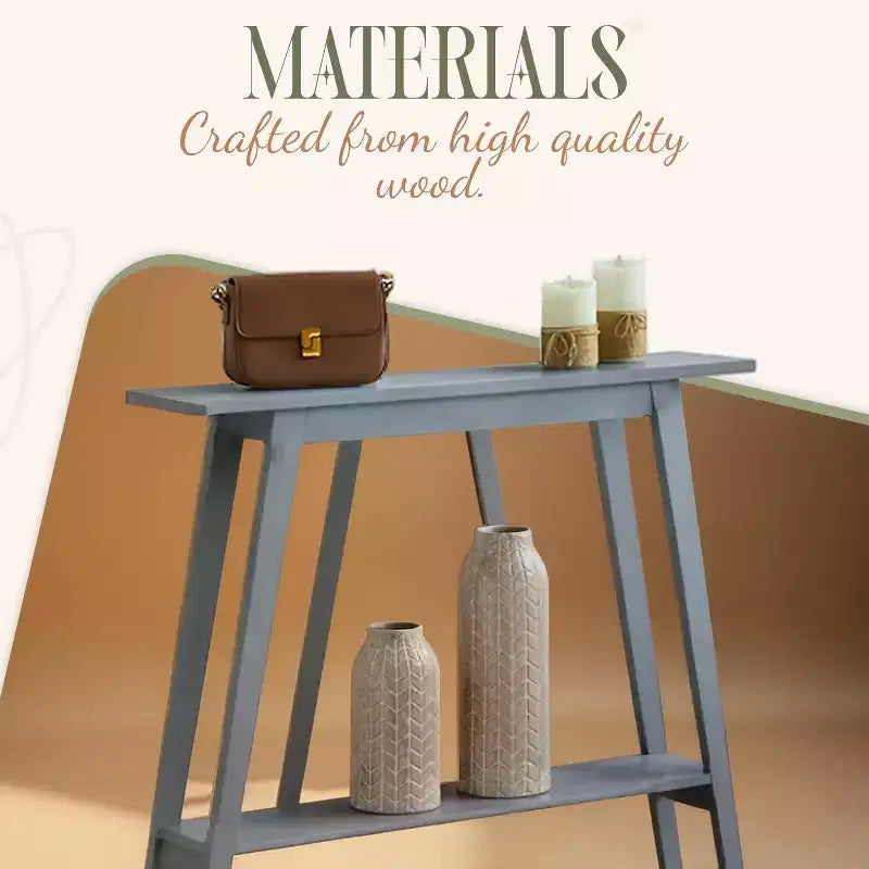 Kings Brand Furniture – Console étroite avec étagère de rangement pour couloir, entrée, vestibule, salon