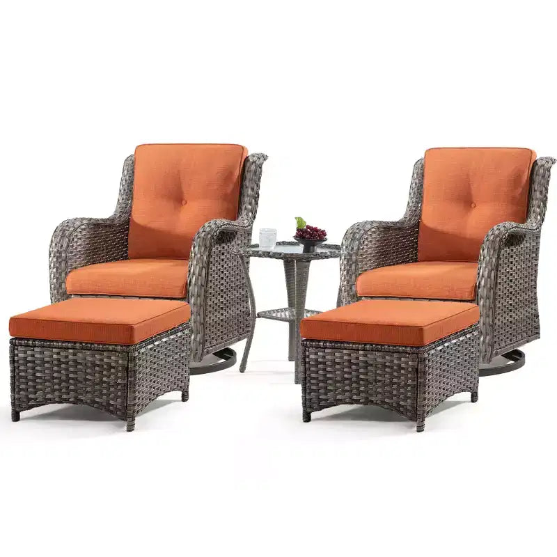 UPTIOT 5-Piece Seating Group with Cushions