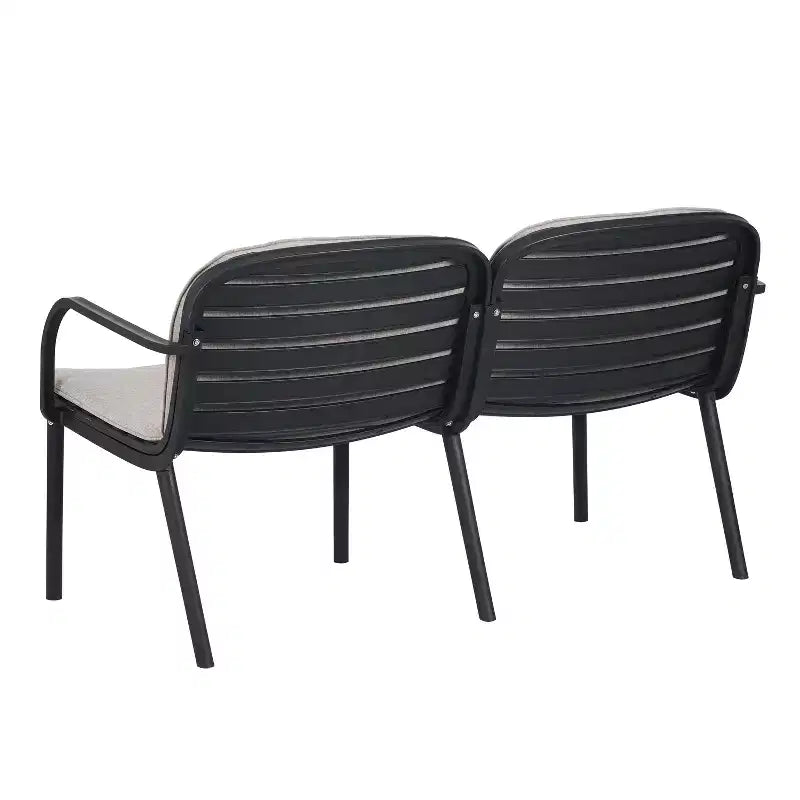 Christopher Knight Home Gunda Outdoor Modern 3 Pieces Polypropylene Upholstered Loveseat and Chair Set
