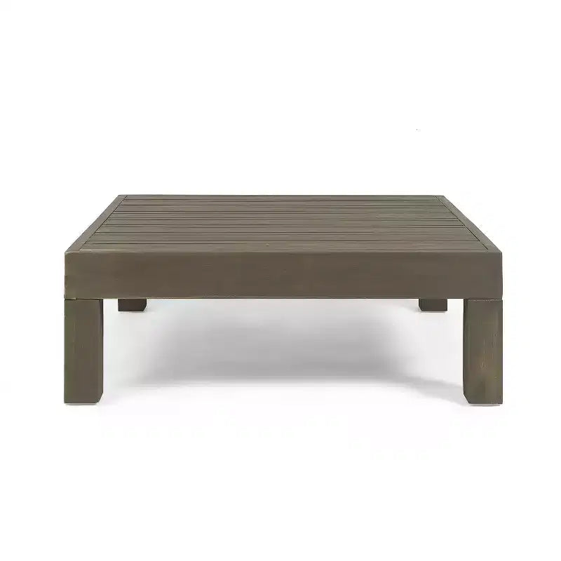 Christopher Knight Home Brava Outdoor Acacia Wood 4 Seater Chat Set with Cushions