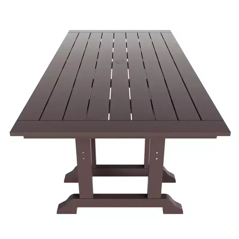 WestinTrends Malibu 7-Piece HDPE Outdoor Dining Patio Table and Chairs Set