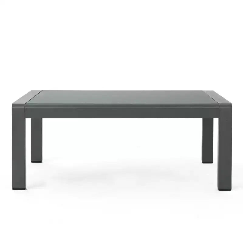 GDFStudio Crested Bay Outdoor Aluminum 8 Seater Chat Set with Cushions
