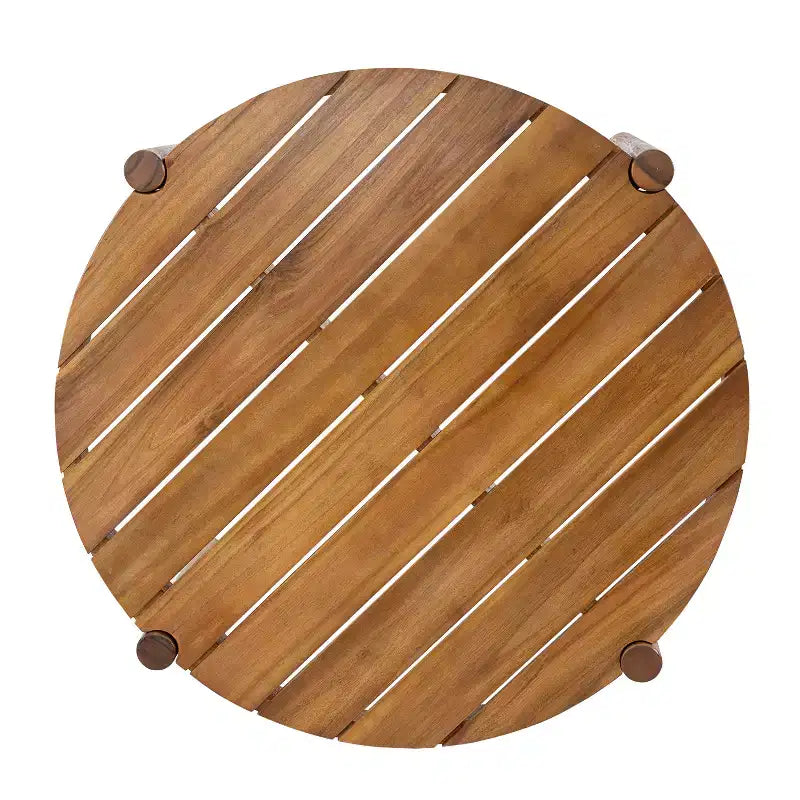 Christopher Knight Home Adalyn 4 Piece Outdoor Aacia Wood Seating Set with Table and Cushions
