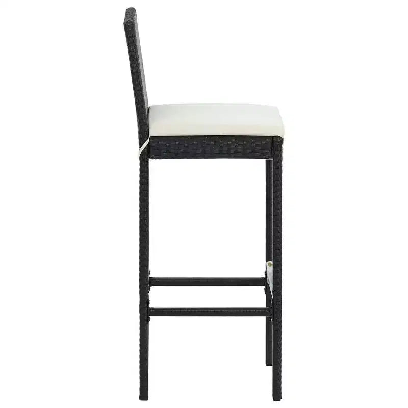 vidaXL Modern Outdoor Dining Set with Cushions - Choose Your Color