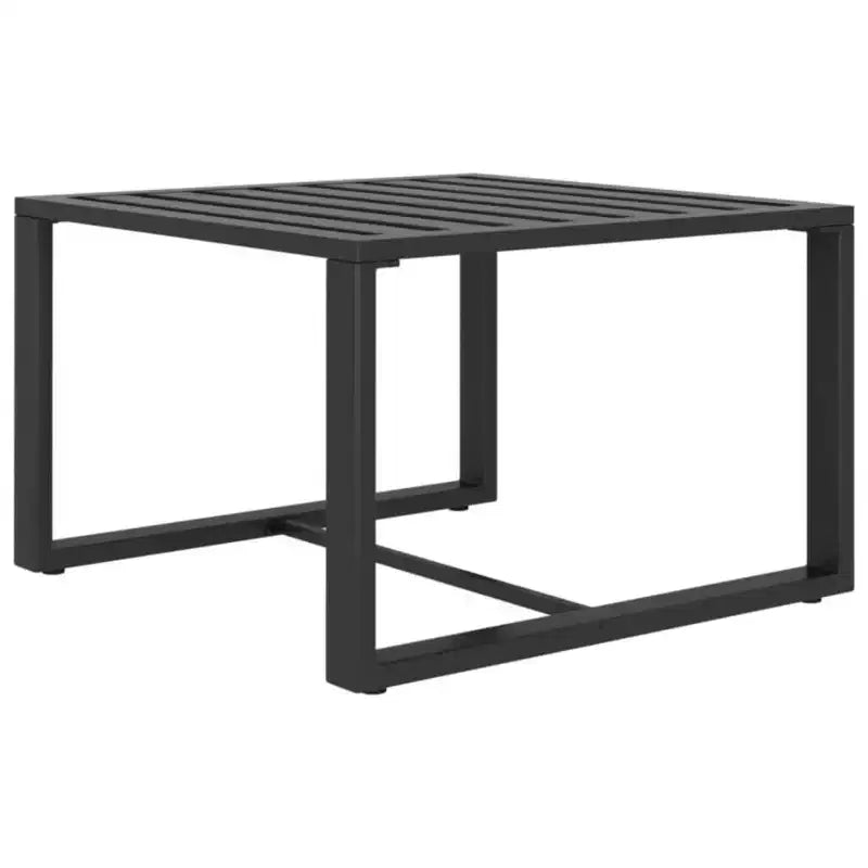 vidaXL Garden Lounge Set Anthracite Aluminum, 100% polyester Large