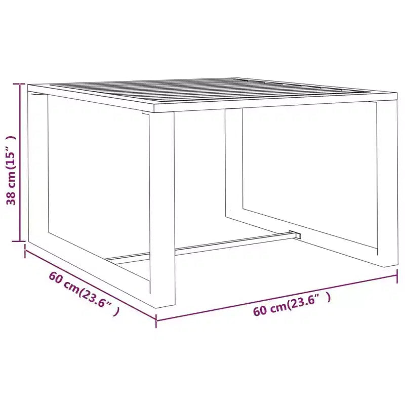 vidaXL Garden Lounge Set Anthracite Aluminum, 100% polyester Large