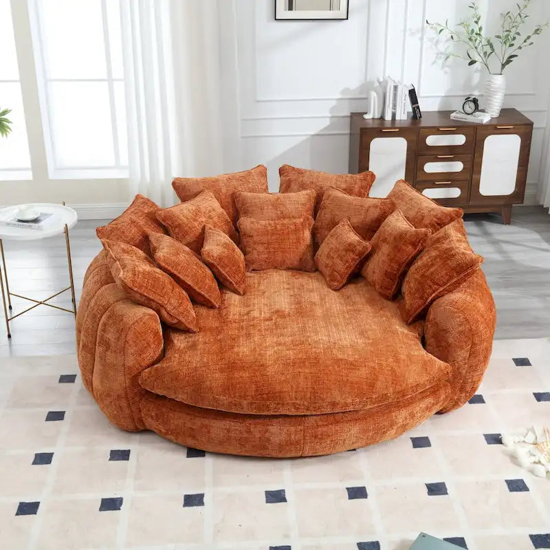 Comfortable Double Loaf Sofa Bed, Oversized Sofa Bed with Armrests