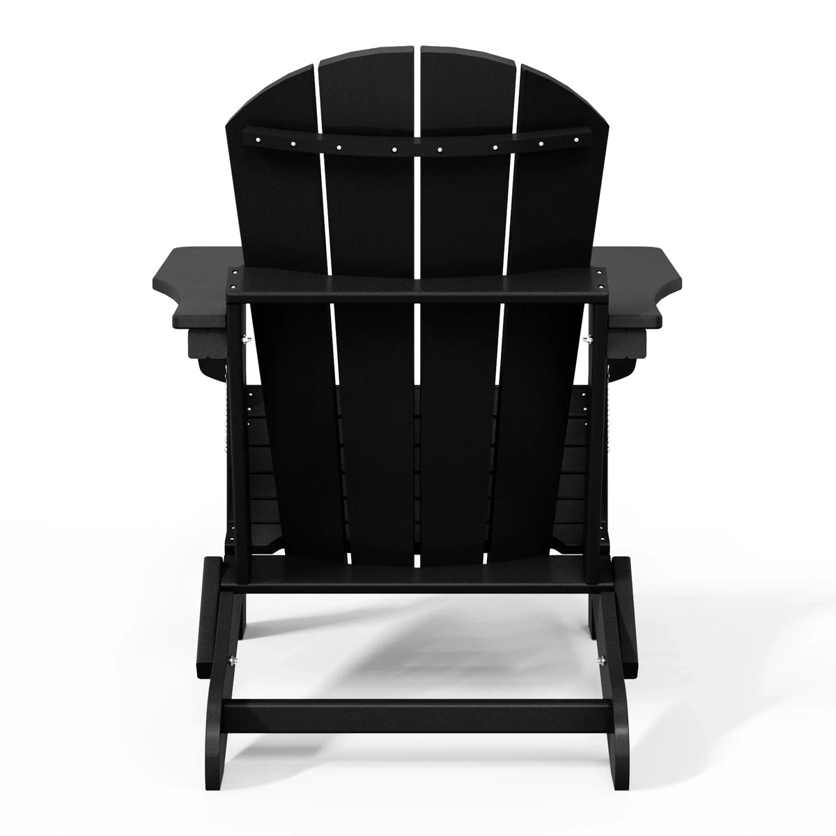 Polytrends Laguna Fade Resistant All Weather Outdoor Patio Folding Adirondack Chair