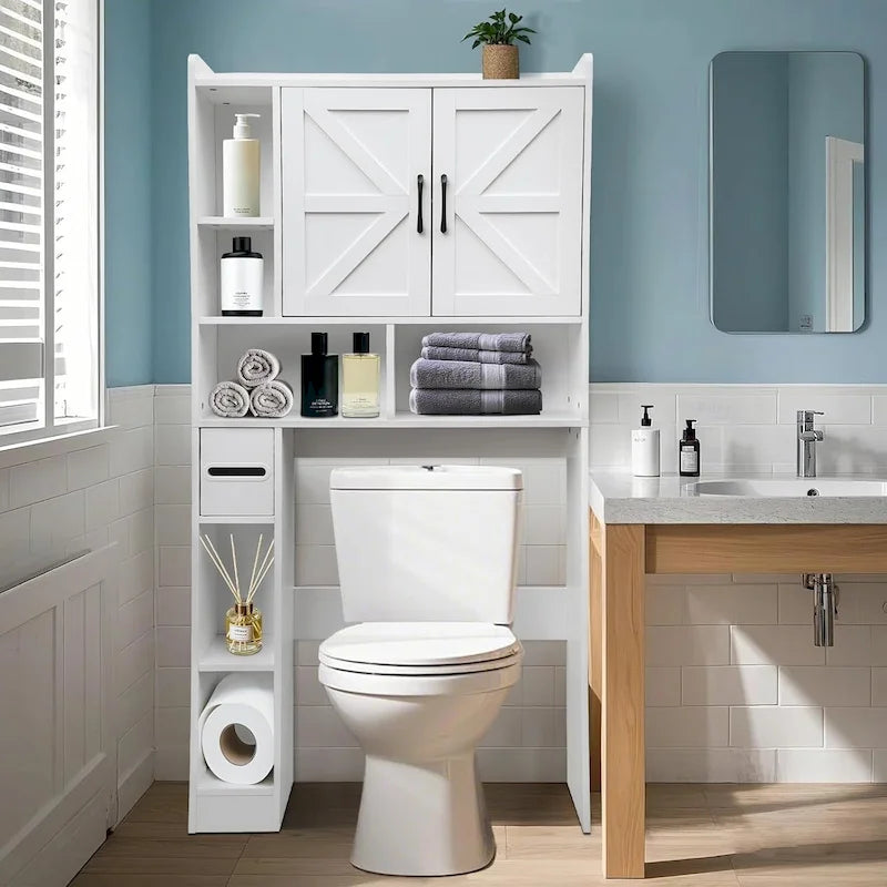 Over Toilet Storage Cabinet, Waterproof Bathroom Storage Shelves