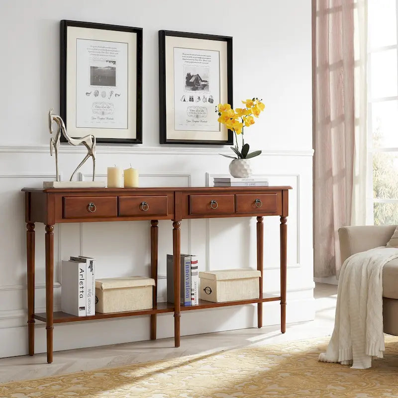 Leick Home Coastal, Console étroite de couloir à un tiroir