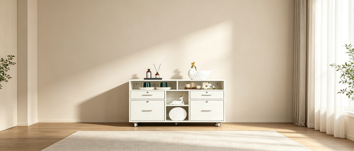 Wood File Cabinet