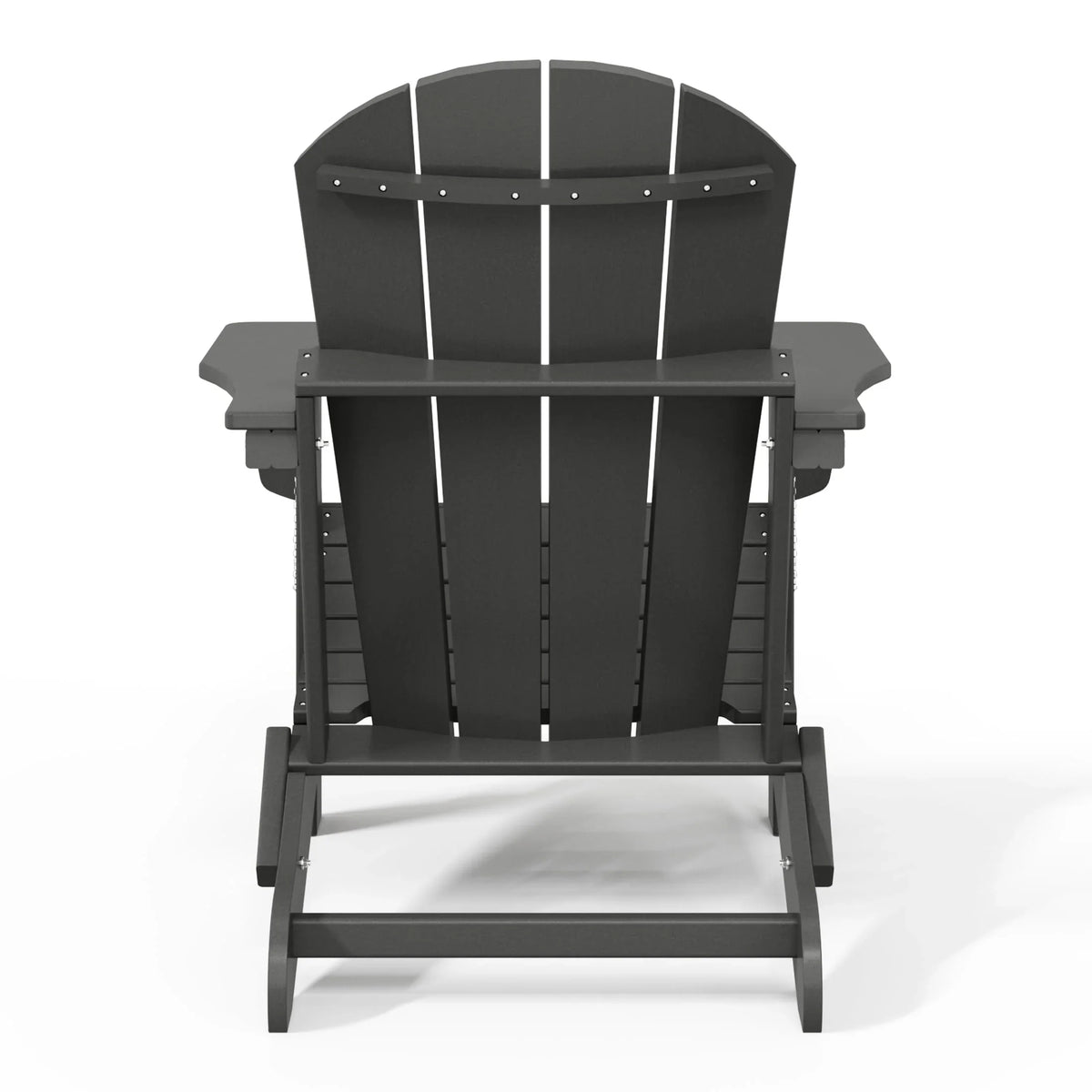 Polytrends Laguna Fade Resistant All Weather Outdoor Patio Folding Adirondack Chair
