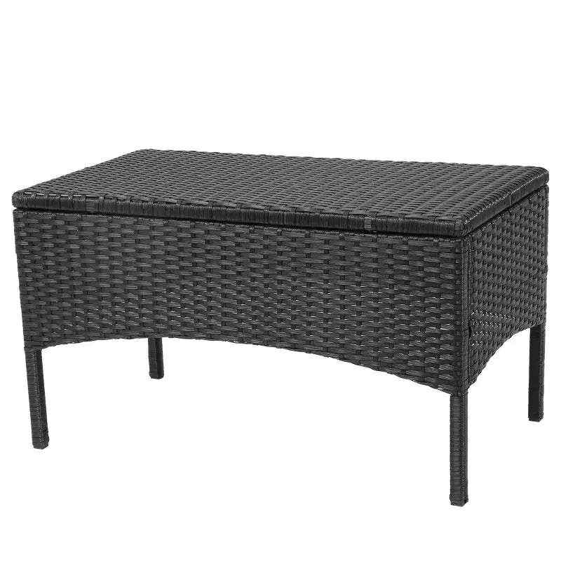 Cordoba 4pc Wicker Patio Chat Set with Cushions - Christopher Knight Home