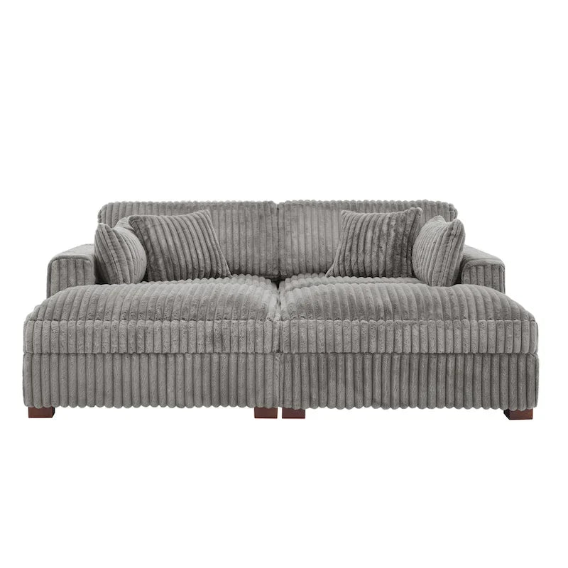 Canapé modulaire en tissu pour salon et chambre à coucher