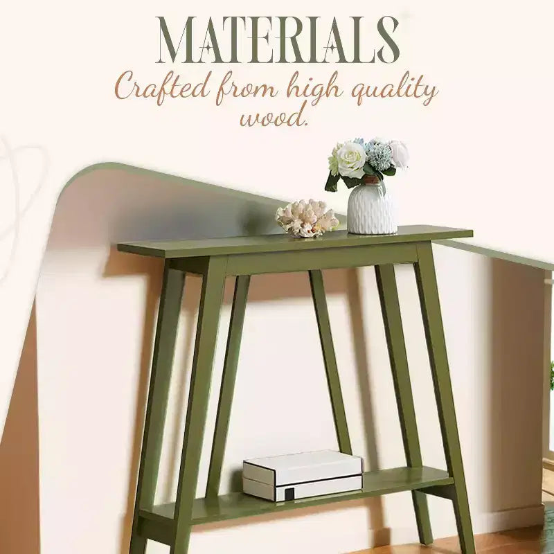 Kings Brand Furniture – Console étroite avec étagère de rangement pour couloir, entrée, vestibule, salon