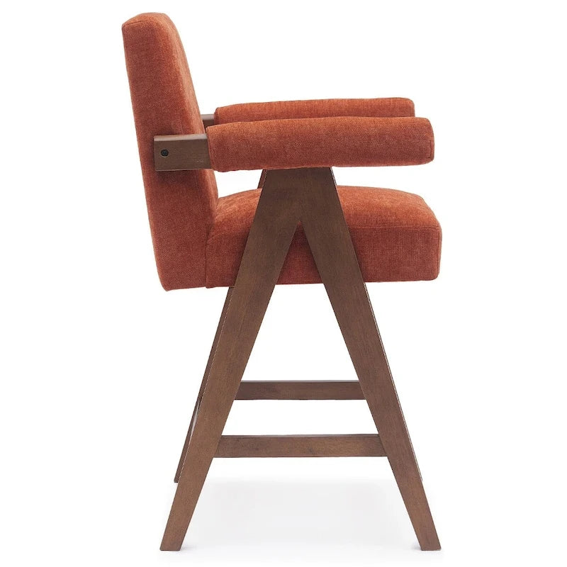 Tabouret de comptoir rembourré contemporain, unité