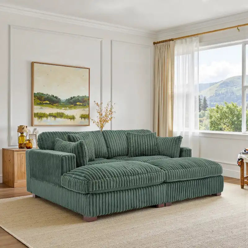 Canapé modulaire en tissu pour salon et chambre à coucher