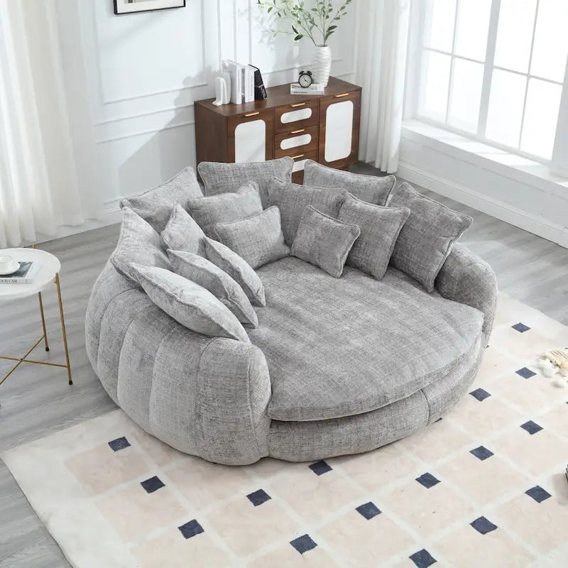 Comfortable Double Loaf Sofa Bed, Oversized Sofa Bed with Armrests