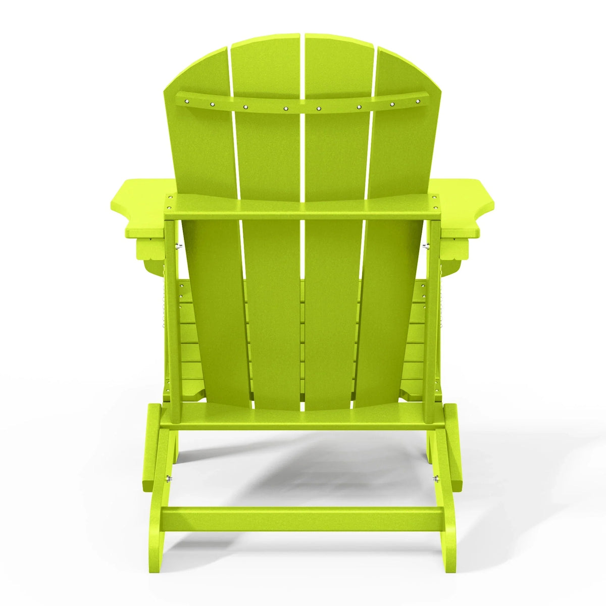 Polytrends Laguna Fade Resistant All Weather Outdoor Patio Folding Adirondack Chair