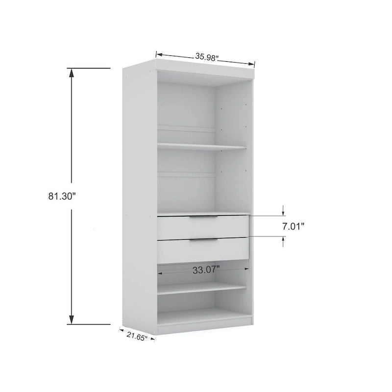 Ensemble de 2 armoires de coin Mulberry 3.0 modernes
