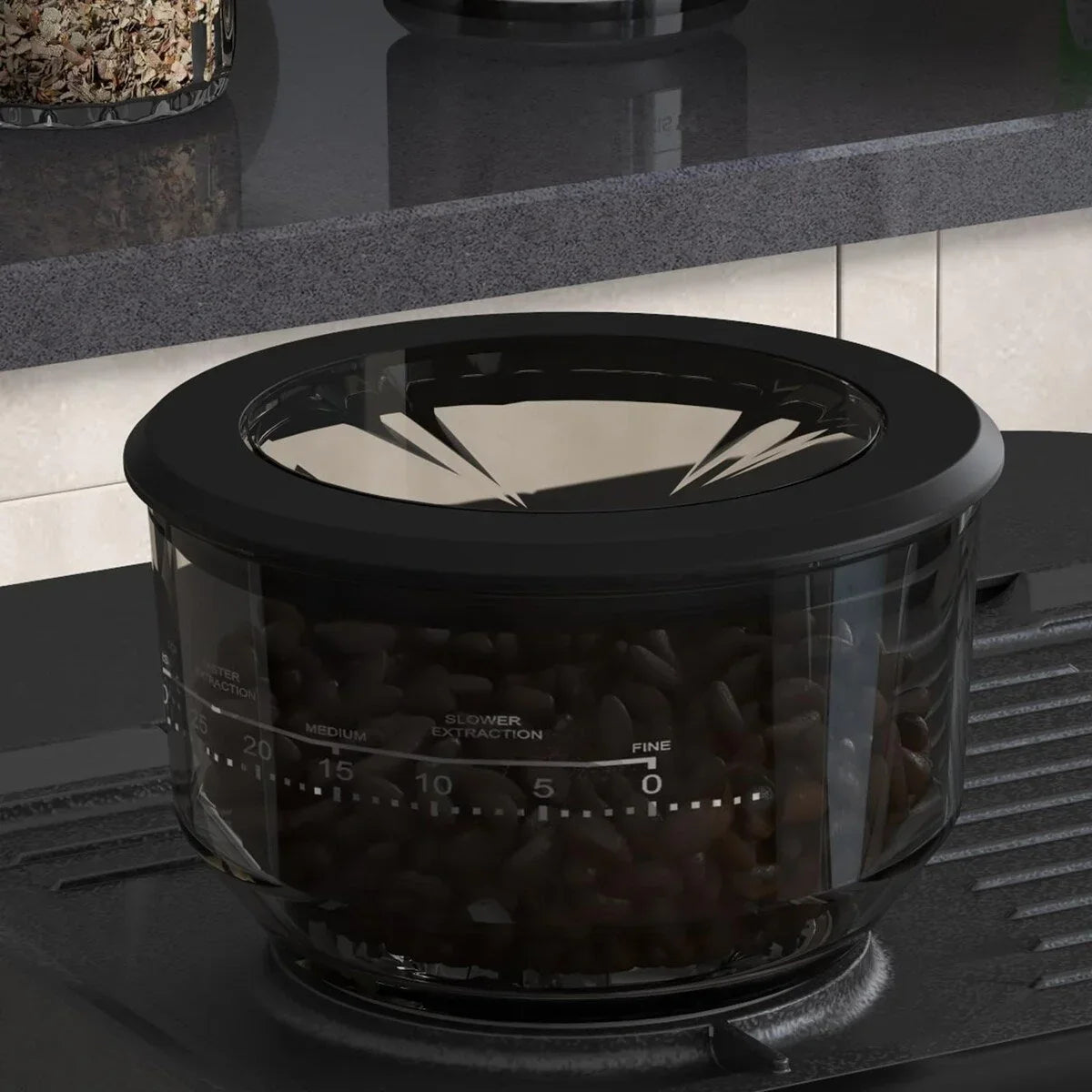 Espresso Coffee Maker, with Grinder, 2.8 L Water Tank