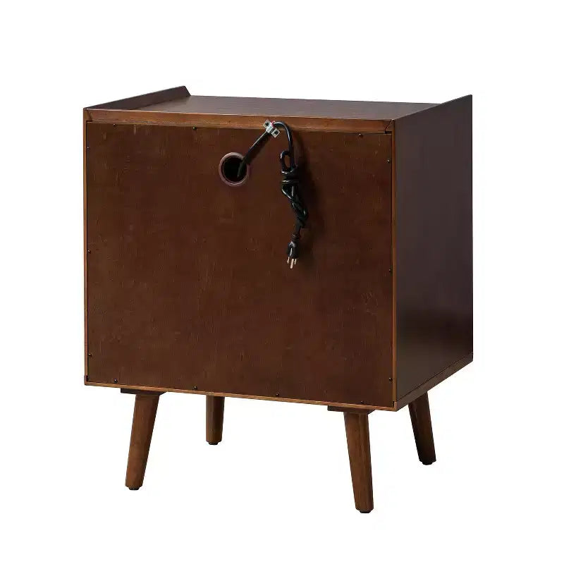 Lot de 2 tables d'appoint Janet à 3 tiroirs avec station de charge | KARAT HOME