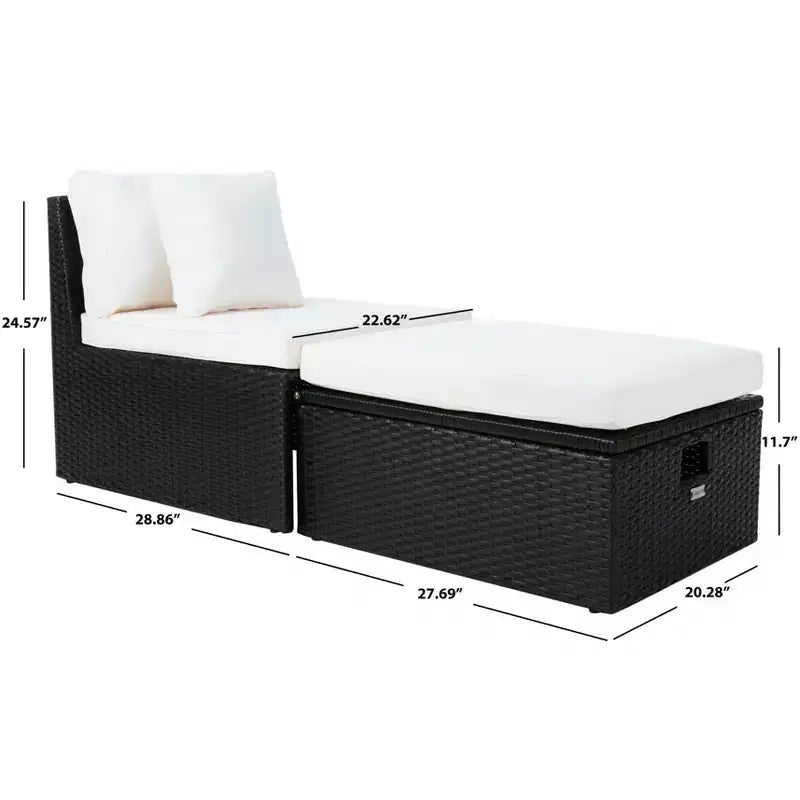 Pramla Sette & Ottoman Patio Set - Indoor/Outdoor - PAT7515 - Safavieh