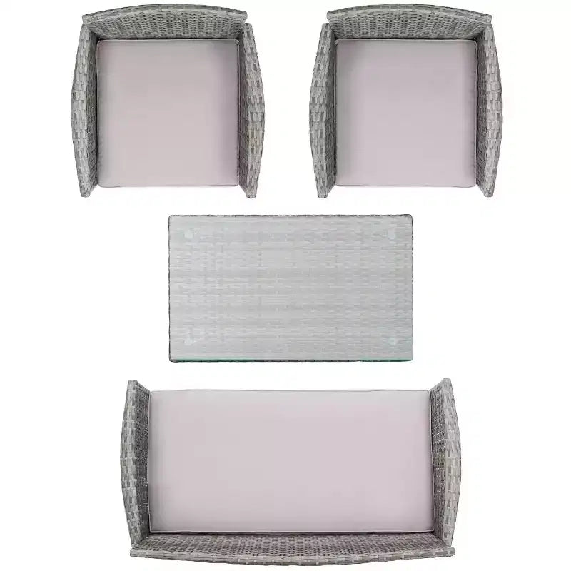 Bandele 4 Piece Living Set - Indoor/Outdoor - PAT7506 - Safavieh