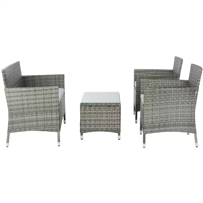 Bandele 4 Piece Living Set - Indoor/Outdoor - PAT7506 - Safavieh