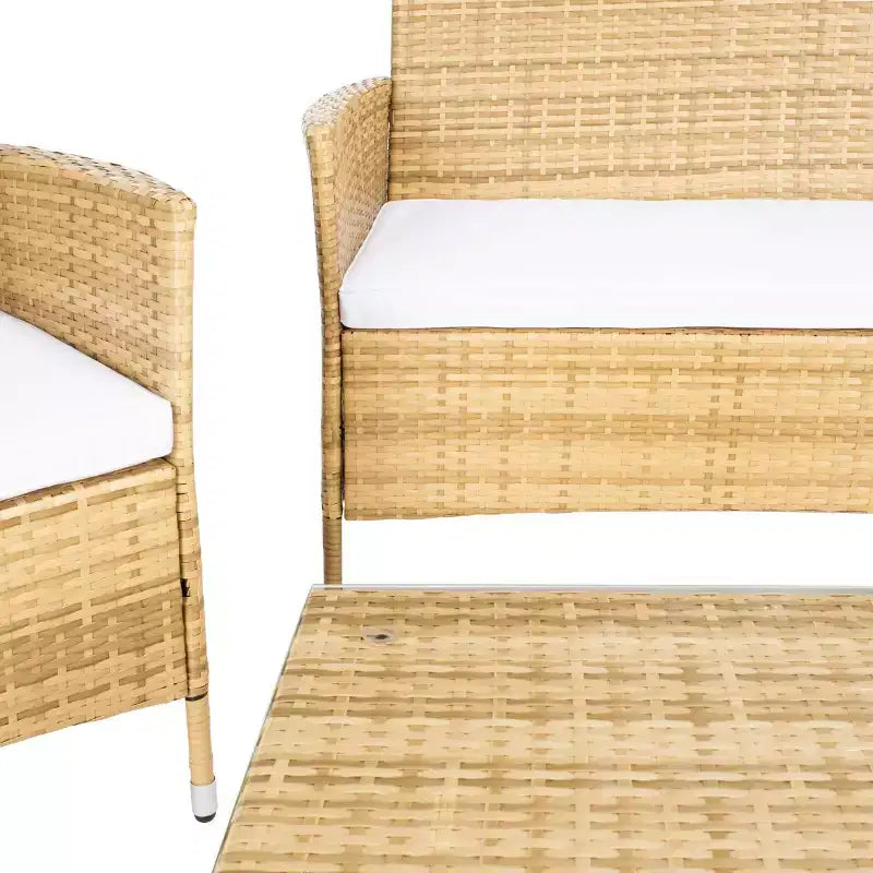 Bandele 4 Piece Living Set - Indoor/Outdoor - PAT7506 - Safavieh