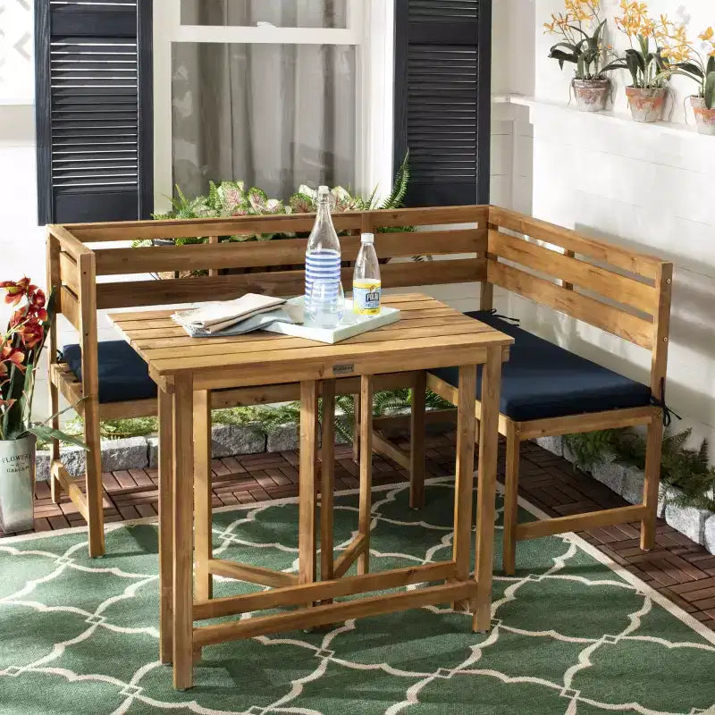 Wilton Balcony Corner Lounge - Indoor/Outdoor - PAT6754 - Safavieh