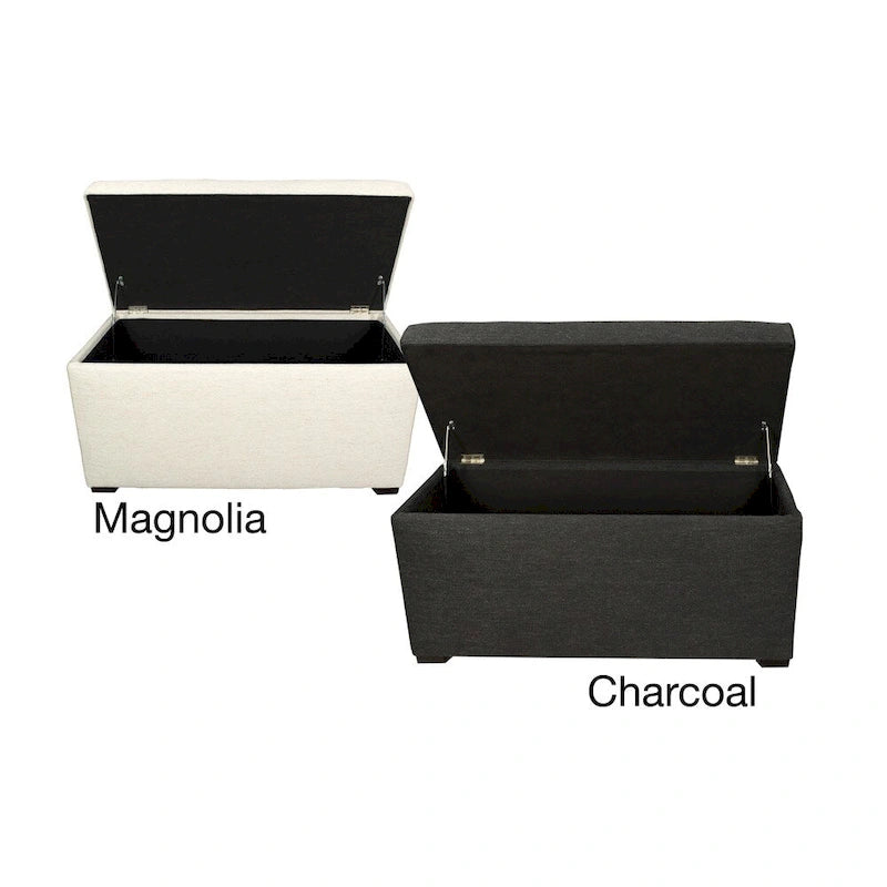 Banc de rangement Belfast capitonné 8 boutons