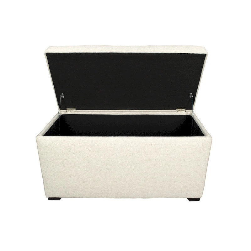 Banc de rangement Belfast capitonné 8 boutons