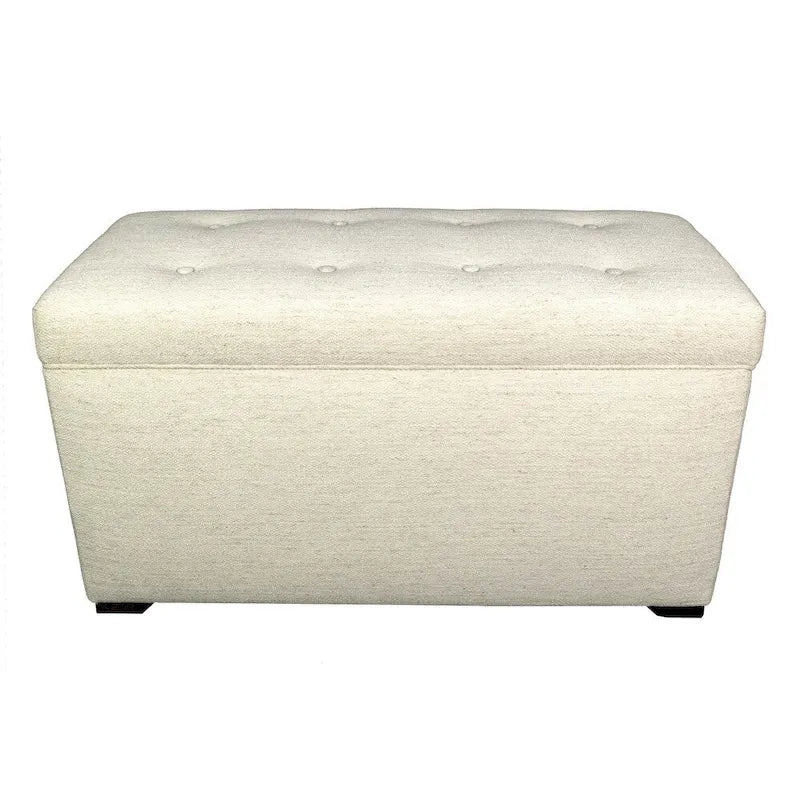 Banc de rangement Belfast capitonné 8 boutons
