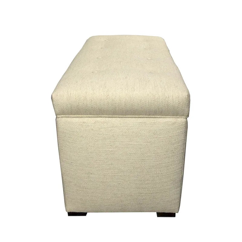 Banc de rangement Belfast capitonné 8 boutons