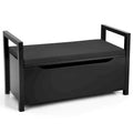 Banc de rangement à chaussures en bois pour entrée, chambre et salon