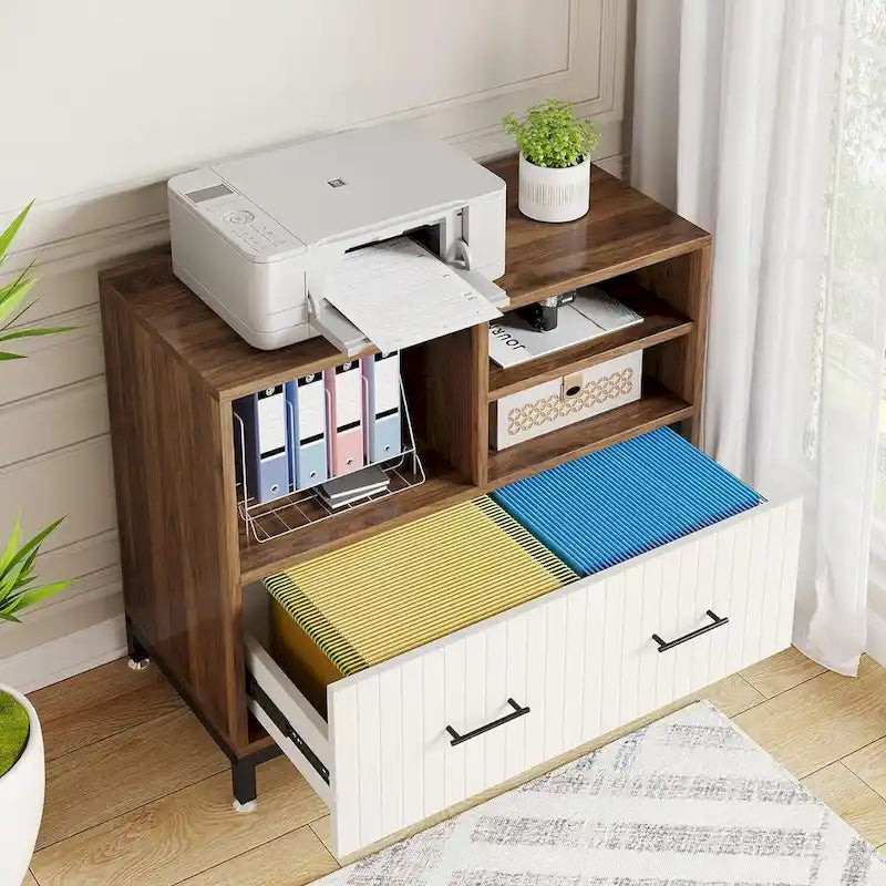 Meuble de classement à tiroirs pour documents de format lettre, légal et A4, avec tringle réglable