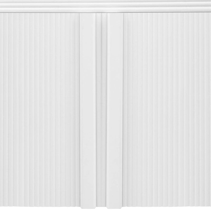Meuble de rangement moderne à 4 portes en bois pour salon, entrée et couloir