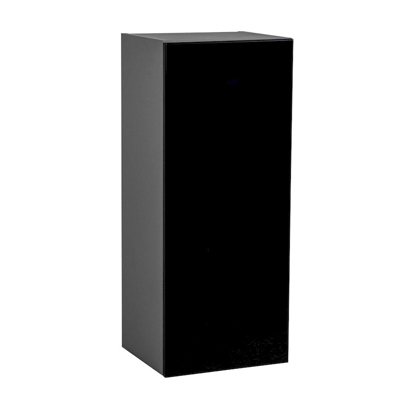 Meuble haut mural 12 x 36, une porte, gris