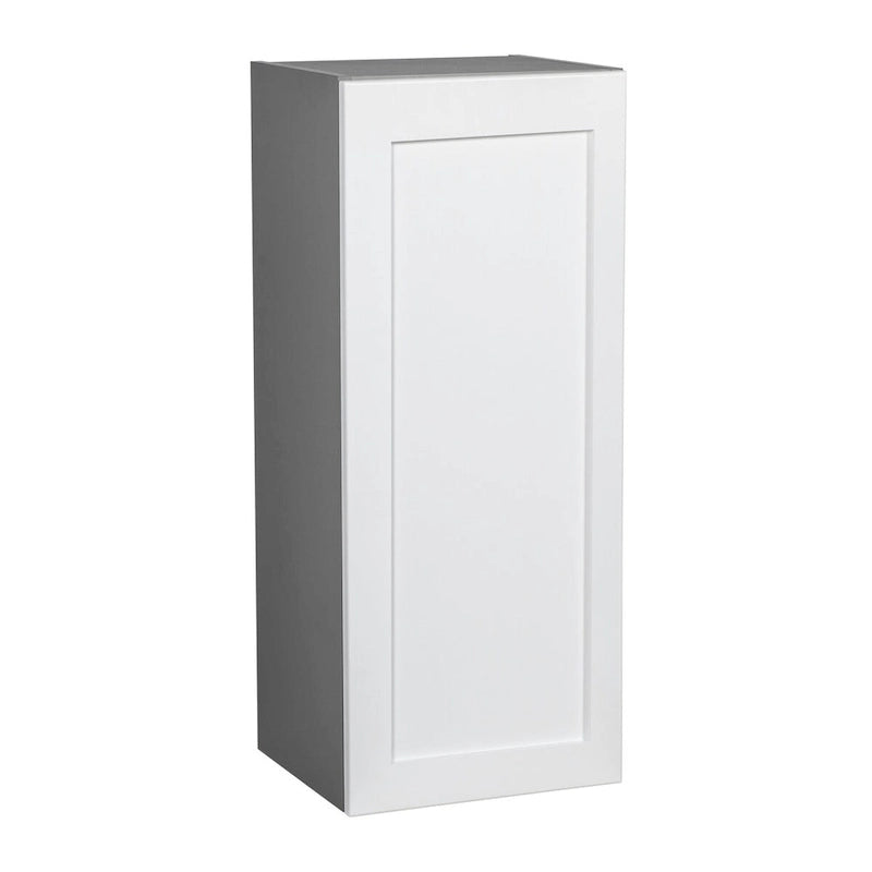 Meuble haut mural 12 x 36, une porte, gris