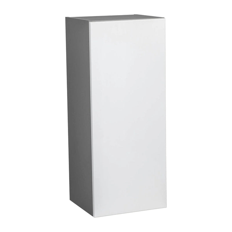 Meuble haut mural 12 x 36, une porte, gris