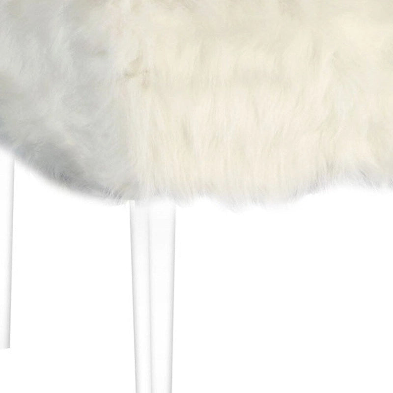 Banc en similicuir gris et transparent avec dessus rabattable de 42 po