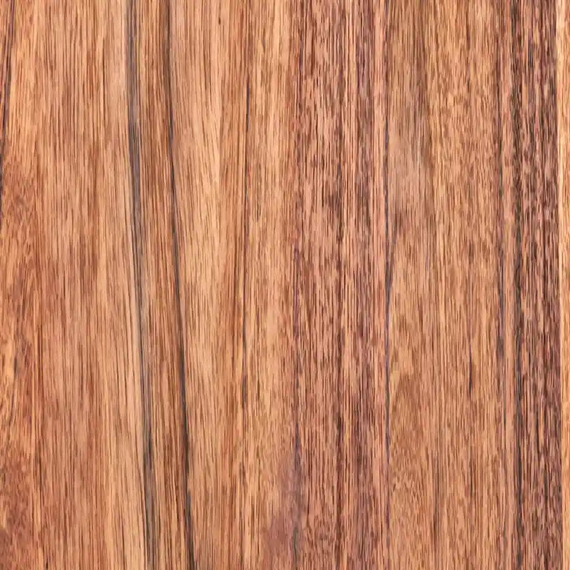 Banc en bois massif avec piètement en X noir thermolaqué