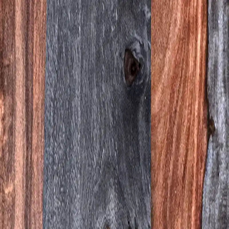 Banc en bois massif avec piètement en X noir thermolaqué