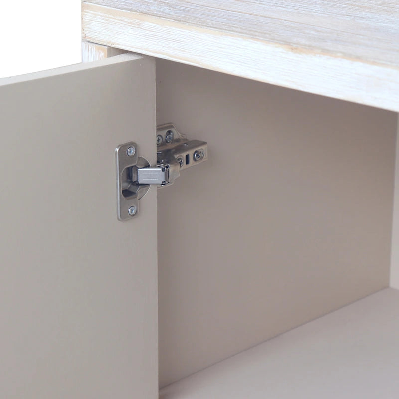 Bahut 4 portes en bois de style rustique