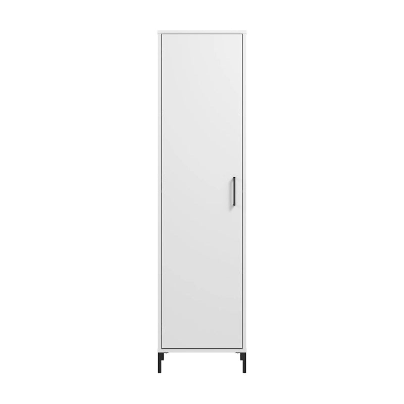 Meuble de rangement étroit avec porte