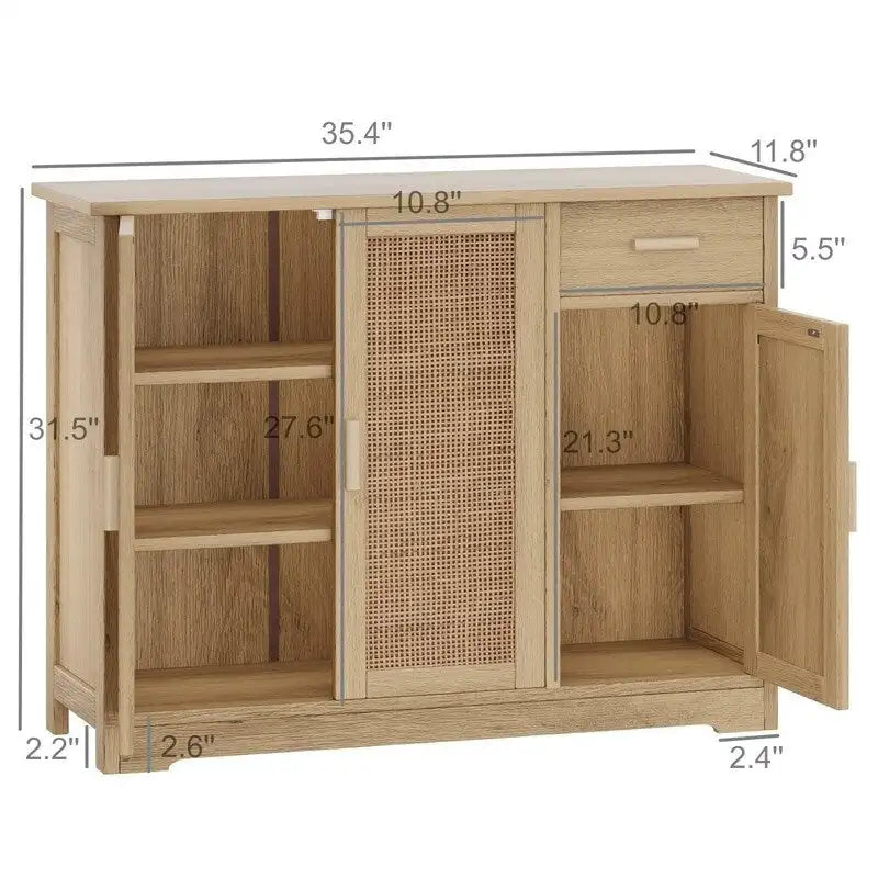 Meuble de rangement de cuisine - 11,8 P x 35,4 L x 31,5 H