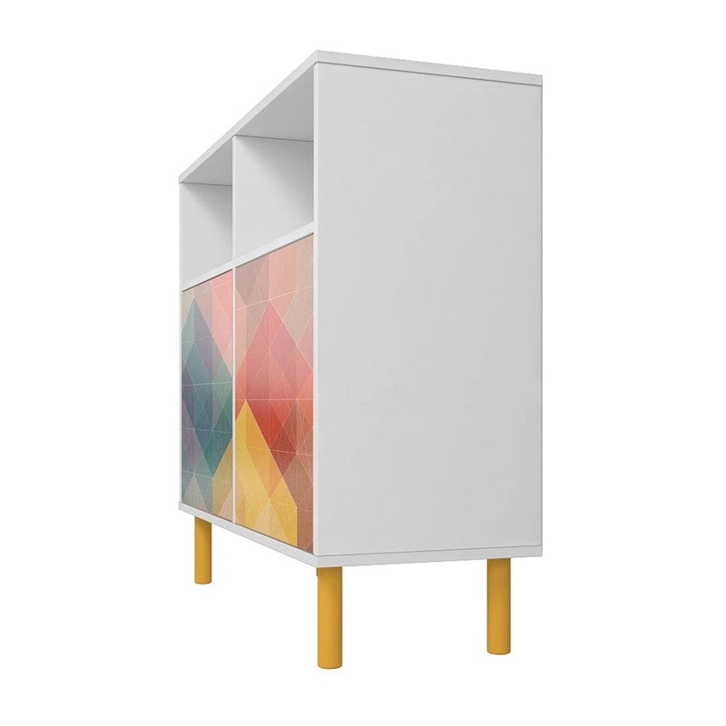 Buffet Mid-Century Moderne à 6 étagères