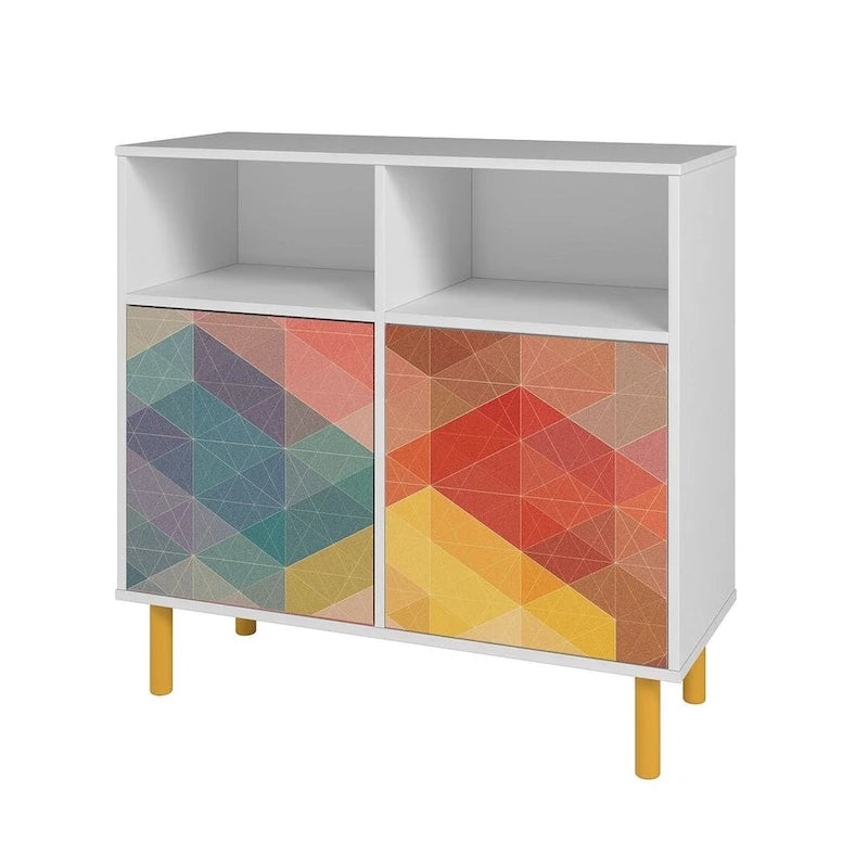 Buffet Mid-Century Moderne à 6 étagères